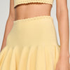 Short Knit Skater Skirt Butter