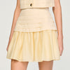 Hadley Short Pleated Skirt Vanilla