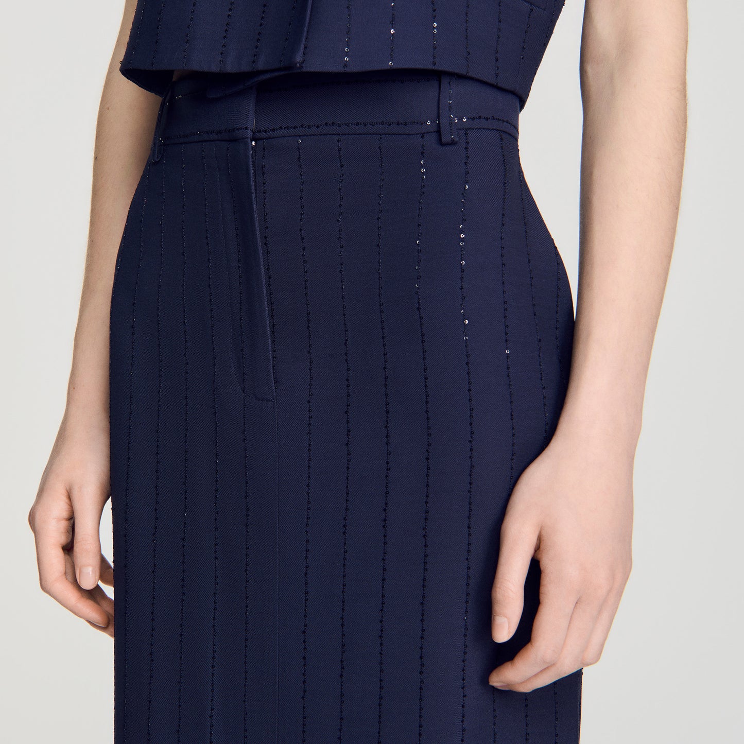 Varenne  Knit Skirt Dark Navy