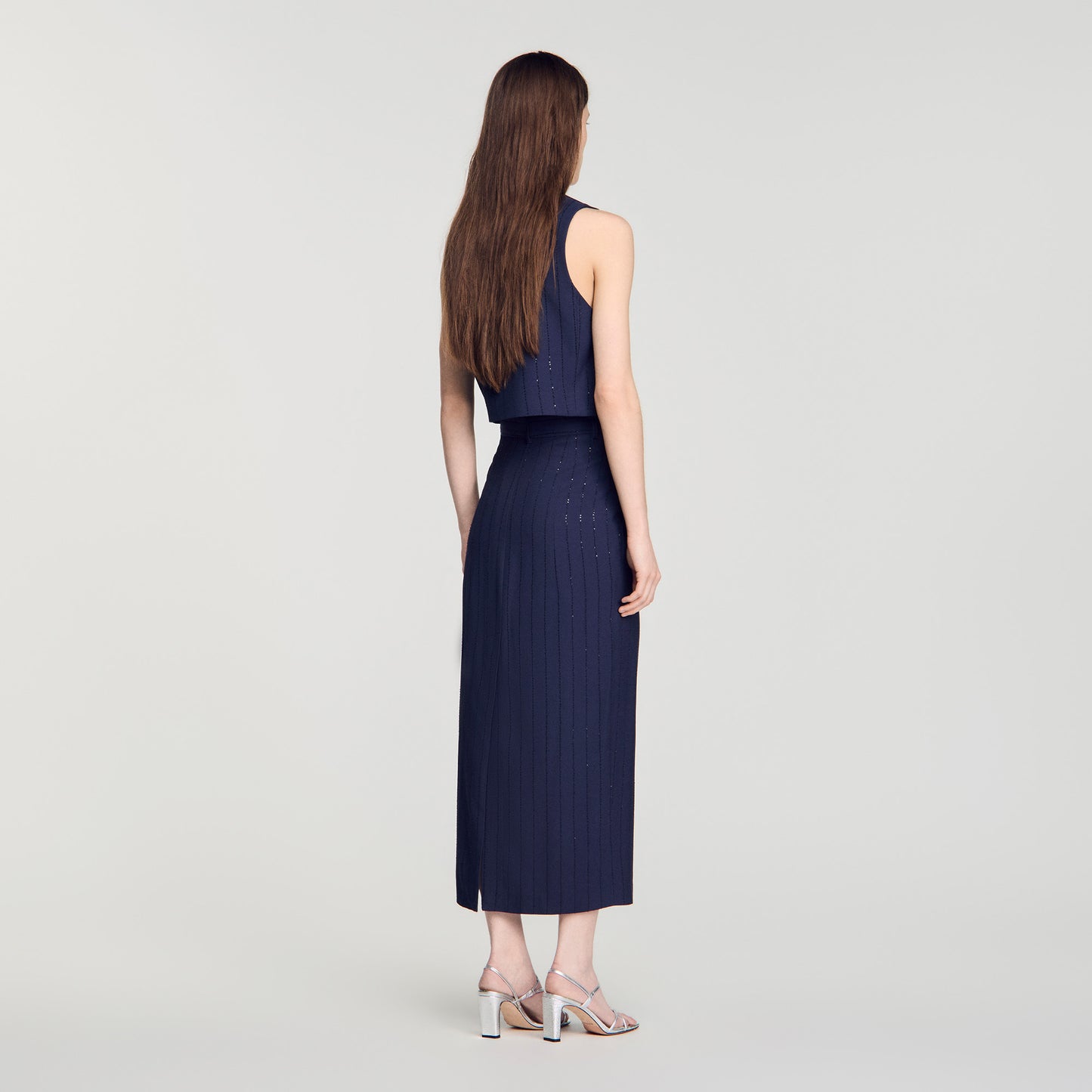 Varenne  Knit Skirt Dark Navy