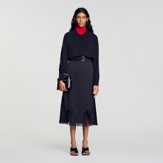 Enja  Knit Skirt Black