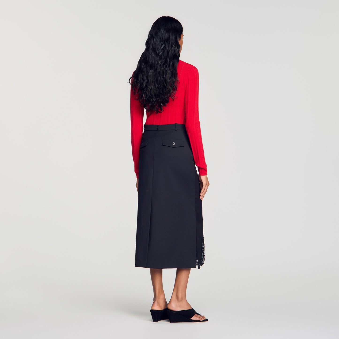 Enja  Knit Skirt Black