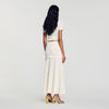 Cassalara  Knit Skirt Ecru