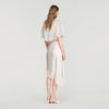 Plume  Knit Skirt Ecru