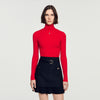 Edma 2-in-1 tweed skirt Black