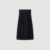 Reine Long pleated skirt Navy Blue