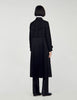 Pleated Trench Coat Black
