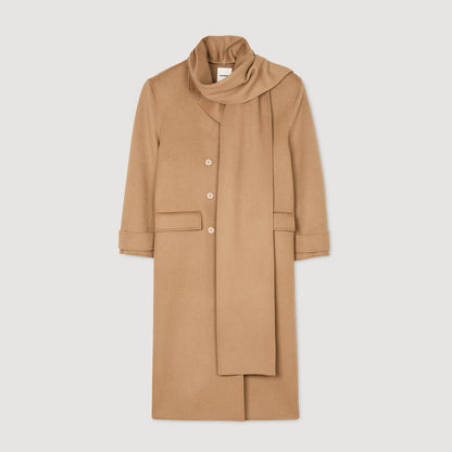 Uma Oversized Wool Coat Camel