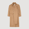 Uma Oversized Wool Coat Camel