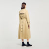 Simon Belted double-breasted trench Beige