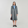 Dorel Double-Faced Check Coat Grey