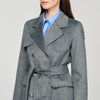 Dorel Double-Faced Check Coat Grey