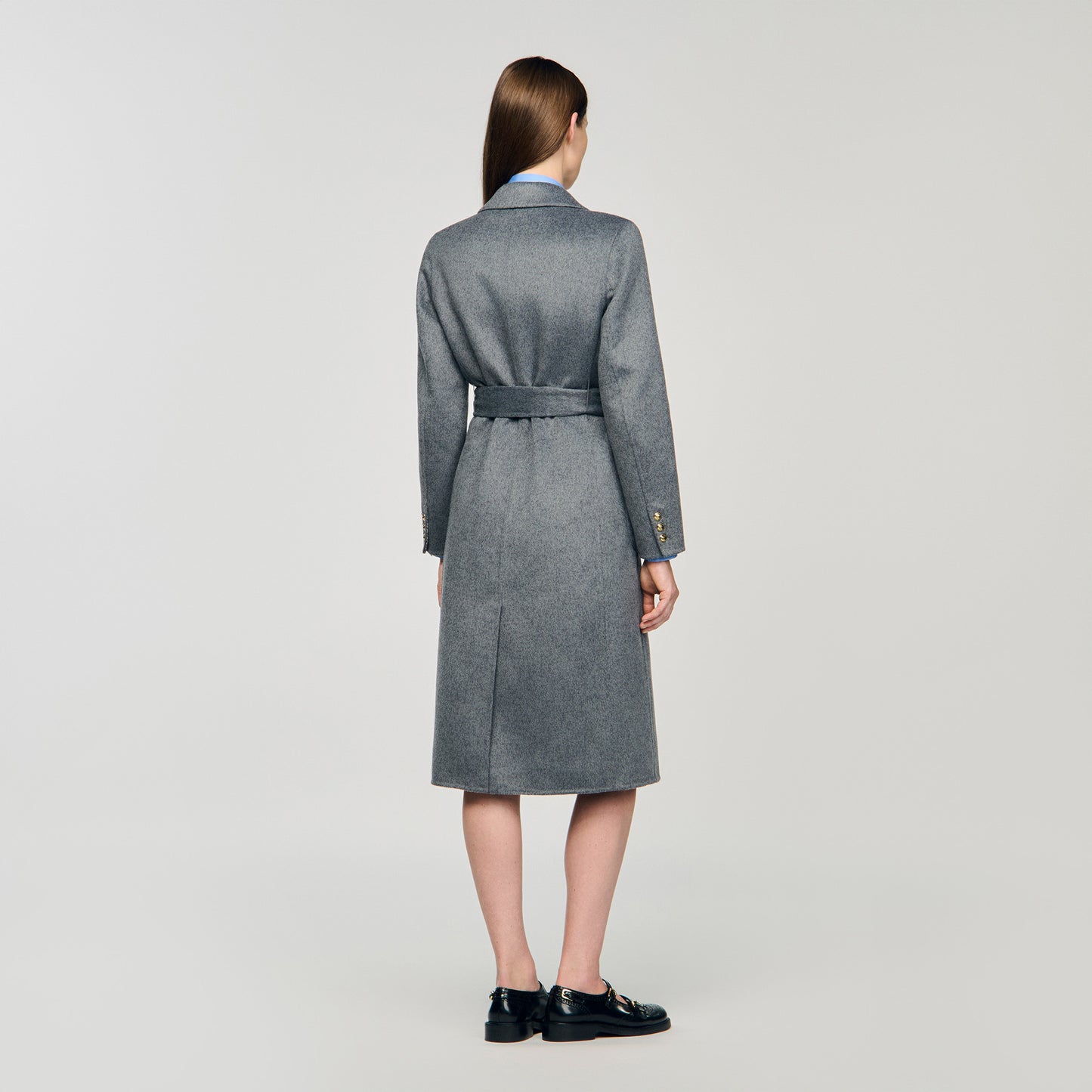 Dorel Double-Faced Check Coat Grey
