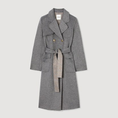 Dorel Double-Faced Check Coat Grey