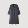 Evan  Longline Coat Dark Grey
