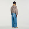 Wesley Faux fur-lined coat Brown