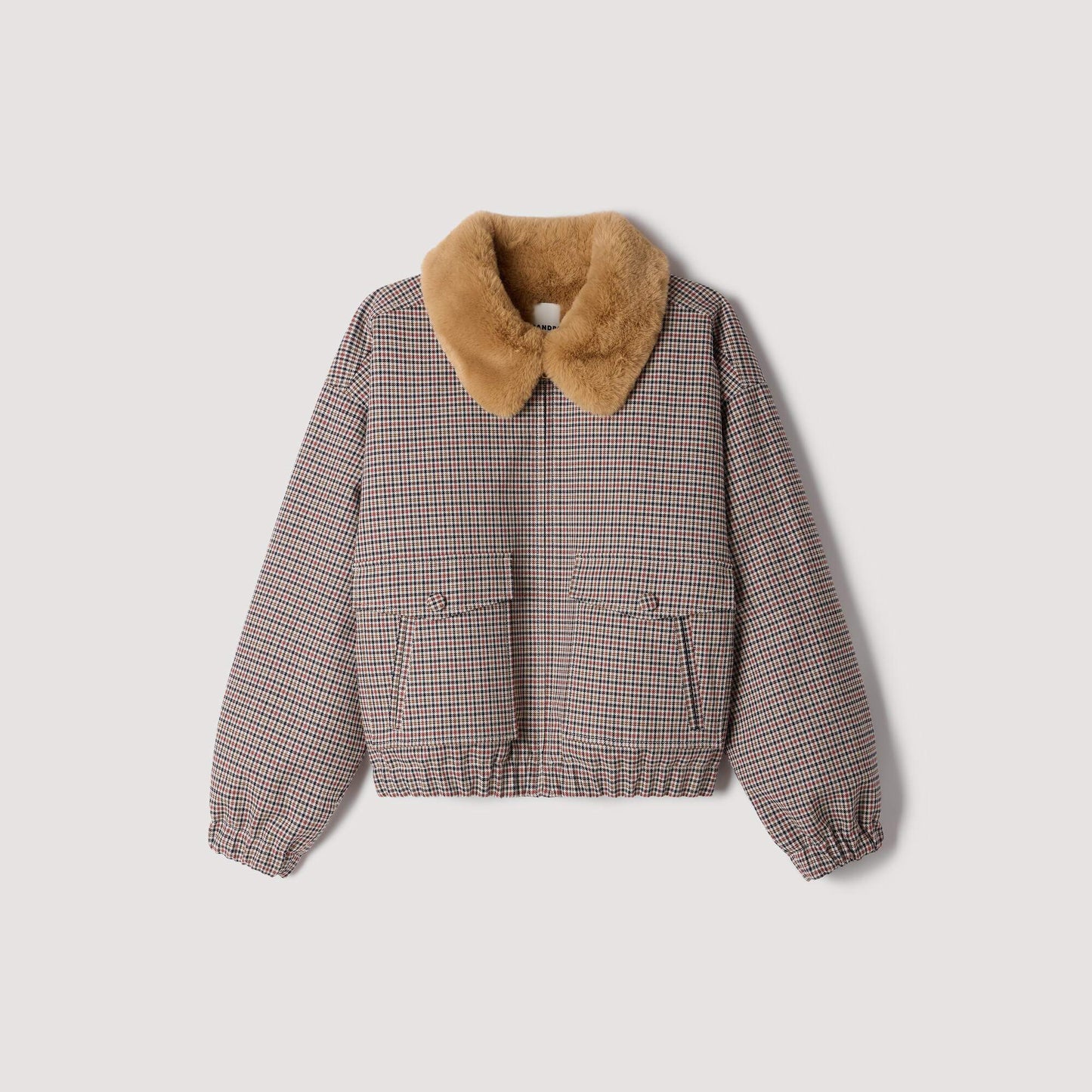 Wesley Faux fur-lined coat Brown