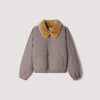 Wesley Faux fur-lined coat Brown