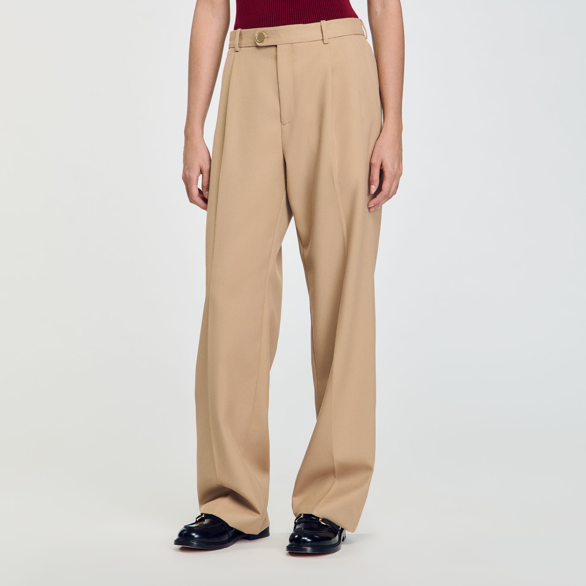 Suit Trousers Sand