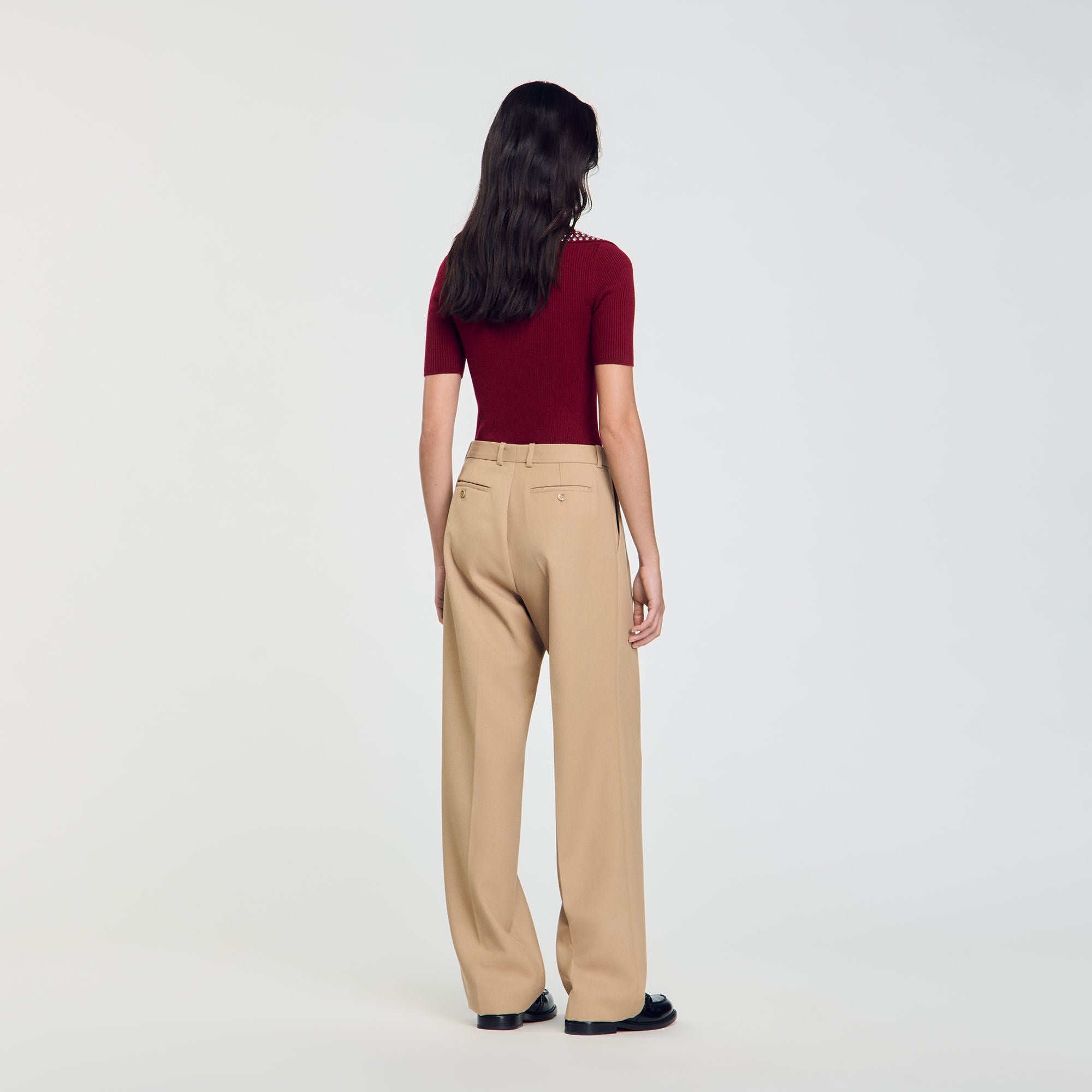 Suit Trousers Sand