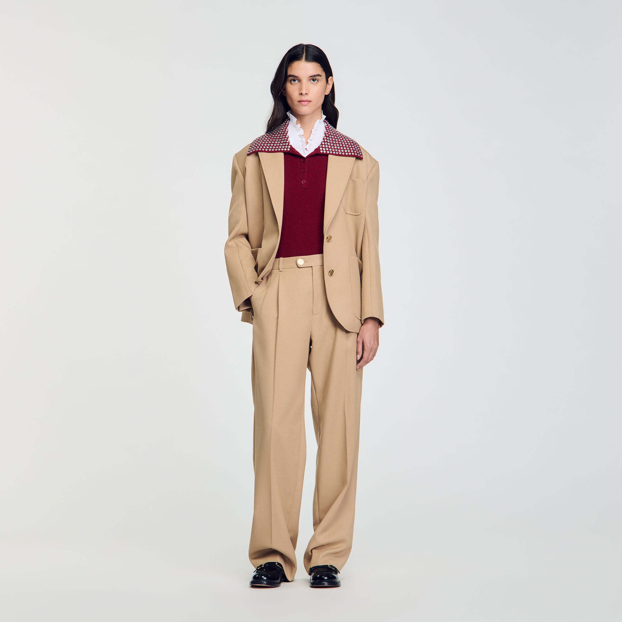 Suit Trousers Sand