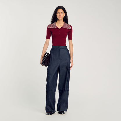 Convertible Denim Trousers Deep Blu