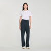 Vadim Knit Rhinestone-Covered Trousers Charcoal Grey