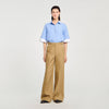 Berny Cotton Suit Trousers Beige