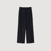 Pernault Rhinestone Striped Trousers Navy Blue