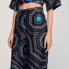 Lucien Printed Trousers Black