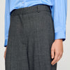 Ismere Straight And Wide Trousers Light Grey