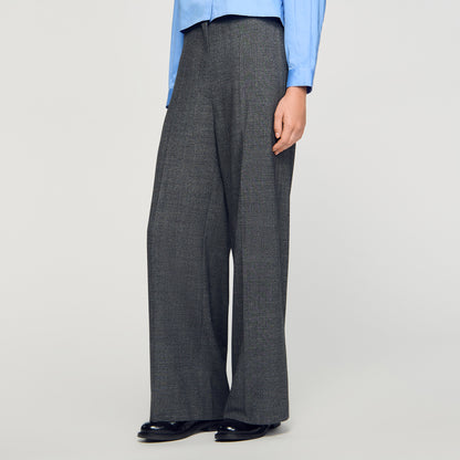 Ismere Straight And Wide Trousers Light Grey