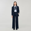 Theaneau Chalk-striped trousers Navy Blue