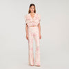 Darwin Floral Trousers Pink / Ecru