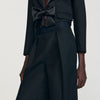 Leandre Wide-Leg Elastic Waist Trousers Black