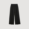 Leandre Wide-Leg Elastic Waist Trousers Black