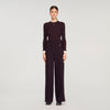 Stephen Flared Trousers Brown