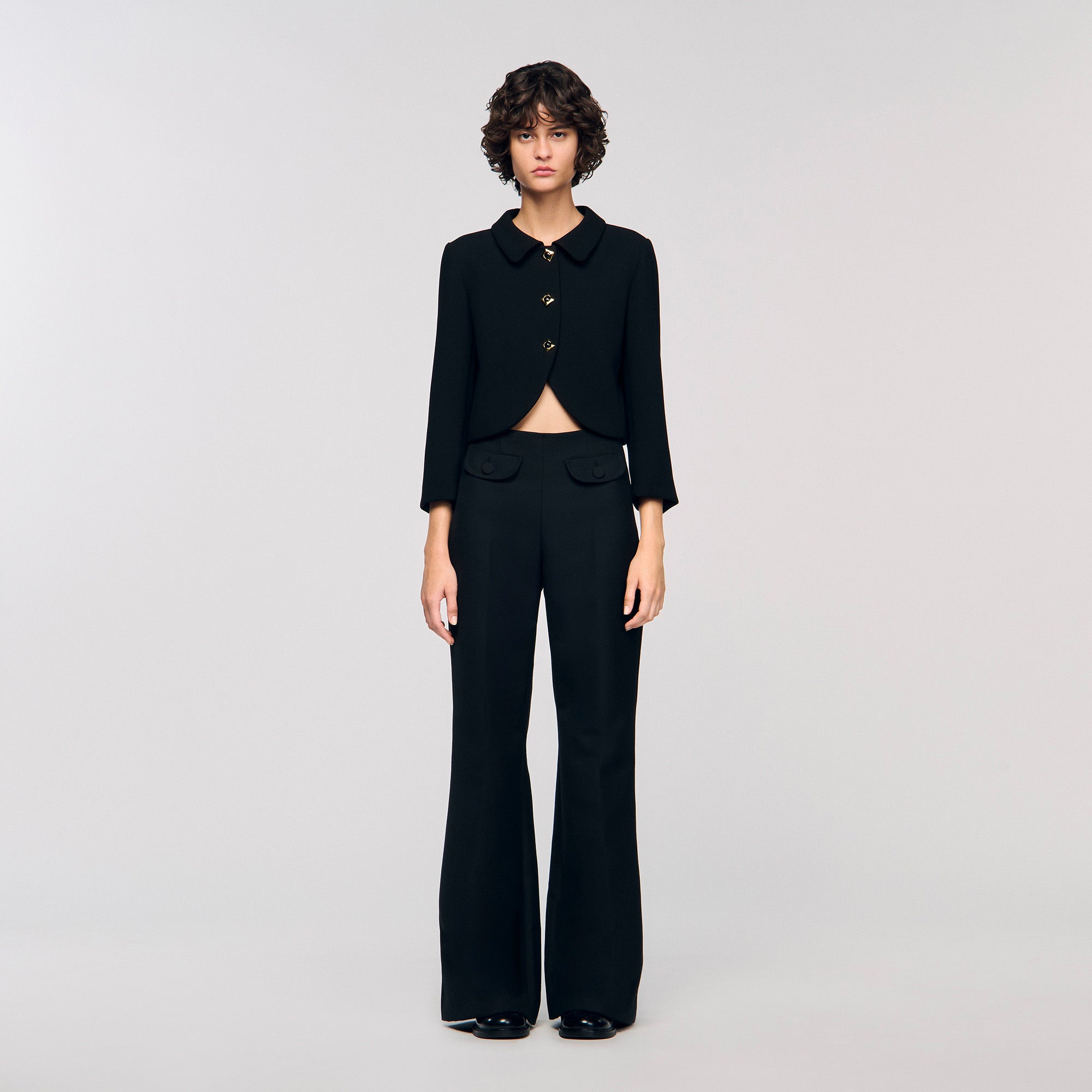 Monceau Pocketed trousers Black