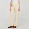 Valaud Cable Knit Trousers Ecru