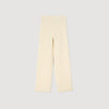 Valaud Cable Knit Trousers Ecru