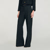 Jillvy Tweed Suit Trousers Black