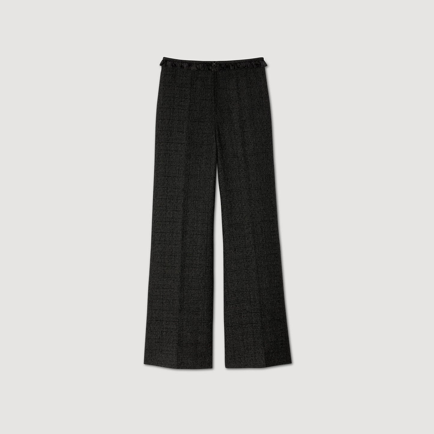 Jillvy Tweed Suit Trousers Black