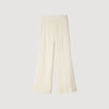 Tobias Buttoned-Slit Straight-Leg Trousers Ecru