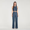 Bill Sequin Trousers Navy Blue