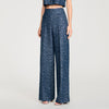 Bill Sequin Trousers Navy Blue