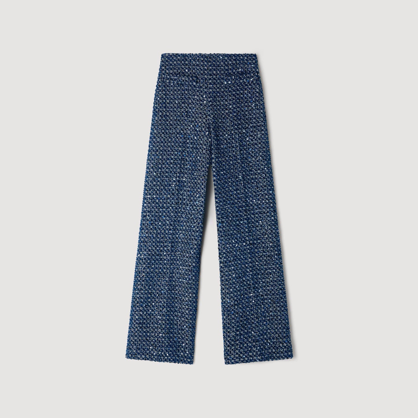 Bill Sequin Trousers Navy Blue