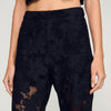 Guipure Lace Trousers Black
