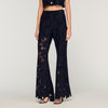 Guipure Lace Trousers Black