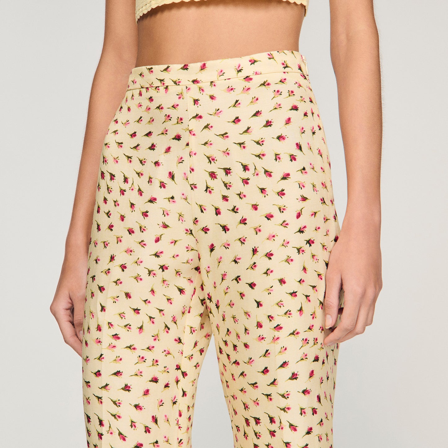Floral Trousers Butter Pink