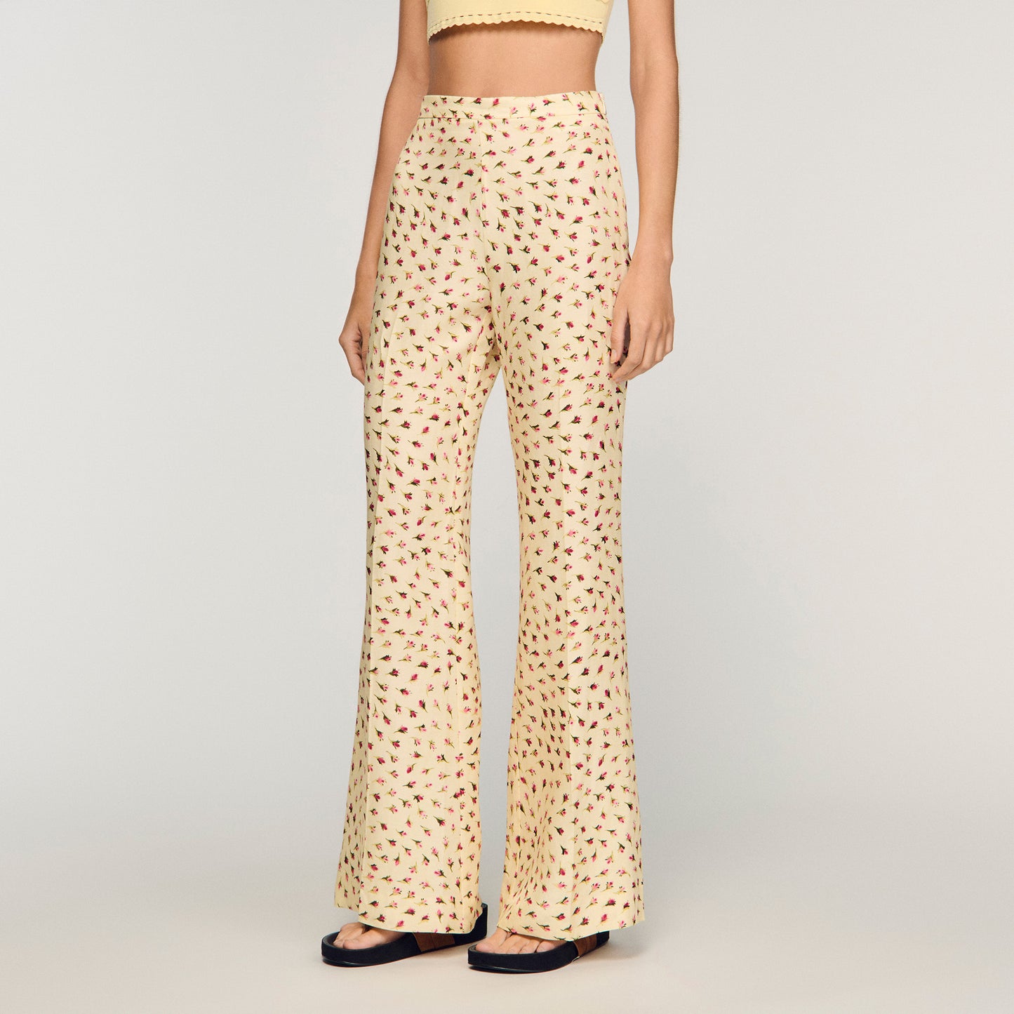Floral Trousers Butter Pink